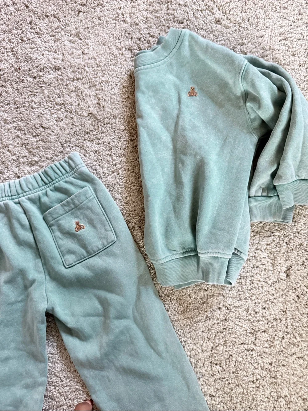 GAP Sage Green Kids Sweatpants - Soft Fleece Joggers